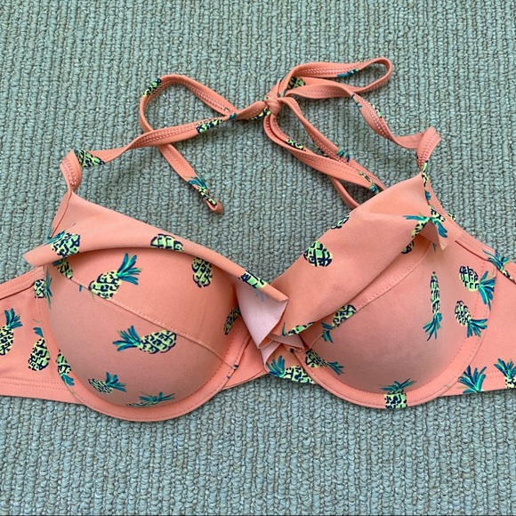Aerie Pineapple Bikini Swimsuit Set - Picture 2 of 7